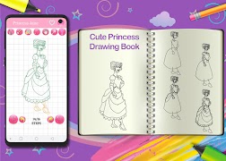 Learn & Draw Gorgeous Princess screenshot 1