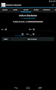 Statistics Calculator capture d'écran 2