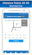 Distance Points 2D 3D Calculat screenshot 6