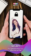 Black Pink Lock Screen スクリーンショット 3