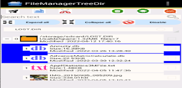 برنامهنما File Manager Tree Directory عکس از صفحه