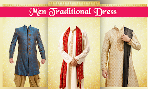 Men Traditional Dresses โปสเตอร์
