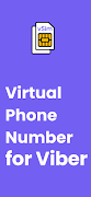 Virtual Number for Viber plakat