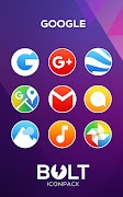 برنامه‌نما BOLT Icon Pack عکس از صفحه