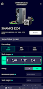 SINAMICS SELECTOR capture d'écran 3