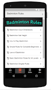 Badminton Rules скриншот 5