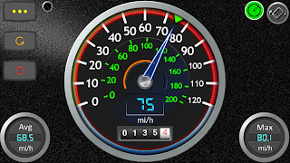 برنامه‌نما DS Speedometer & Odometer عکس از صفحه