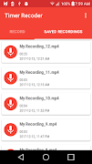 برنامه‌نما تایمر صدا Recoder عکس از صفحه