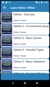 Learn Python 3 Offline-poster