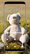 skrin kunci corak teddy bear syot layar 6