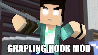 Grapling Hook Mod Minecraft PE スクリーンショット 1