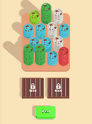 Plate Shuffle Color Sort Game captura de pantalla 3