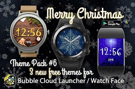 Christmas Watchface theme pack スクリーンショット 2