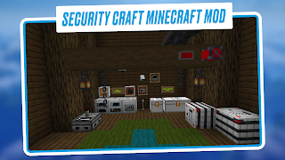 Poster Security Craft Minecraft Mod