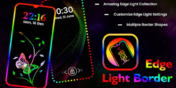 Border Edge Lighting App โปสเตอร์