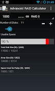 Advanced RAID Calculator 스크린샷 1