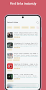 LaterLinks: Salvar Links imagem de tela 3