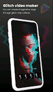 برنامه‌نما Glitch Effect Video Maker App عکس از صفحه