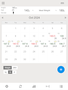 Weight & BMI Calendar 스크린샷 3