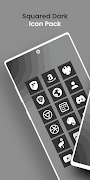Square Dark - Icon Pack โปสเตอร์