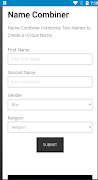 1 Schermata Name Combiner