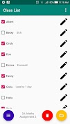 Class List Ekran Görüntüsü 1