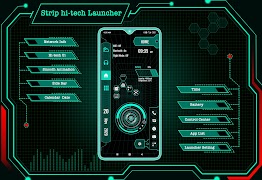 Strip Hi-tech Launcher 2025 Affiche