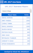 GPL Live Score screenshot 1
