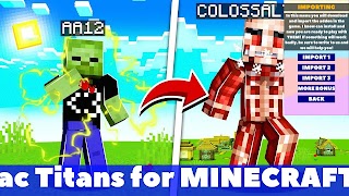 Attac Titan Mod Minecraft PE capture d'écran 6