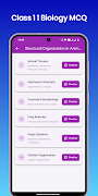 Class 11 Biology MCQ captura de pantalla 2