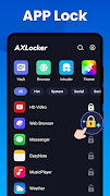 App-Sperre - Fingerabdruck Plakat