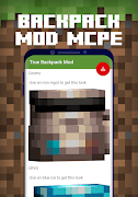 برنامه‌نما True Backpack Mod عکس از صفحه