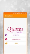 Quotes Maker โปสเตอร์