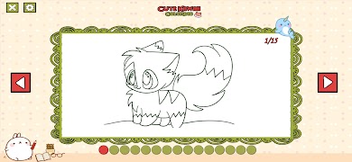 Kawaii Coloring poster