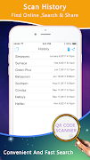 برنامه‌نما QR code Reader عکس از صفحه