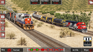 برنامه‌نما Railroad Train Simulator عکس از صفحه