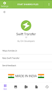 Swift Transfer syot layar 6