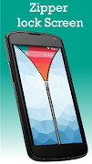 zipper lock screen پوسٹر