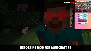 Herobrine Mod for Minecraft PE screenshot 6