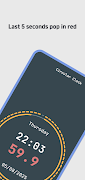 Round Clock with Milliseconds screenshot 2
