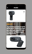 Logitech C270 HD Webcam Guide ภาพหน้าจอ 3