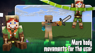 3D Animations Mod in Minecraft تصوير الشاشة 1