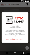 3 Schermata Aztec Reader Demo