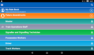 برنامه‌نما Rule Book عکس از صفحه