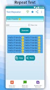 Text Repeater with Blank Text poster
