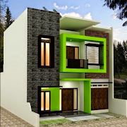 Design de maison minimaliste vue de face Affiche