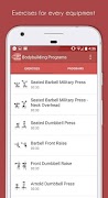 Bodybuilding Programs captura de pantalla 6