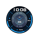 Circular Blue For Wear OS APK