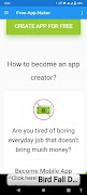 App Creator captura de pantalla 1