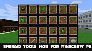 Emerald Tools Mod Miencraft PE ポスター